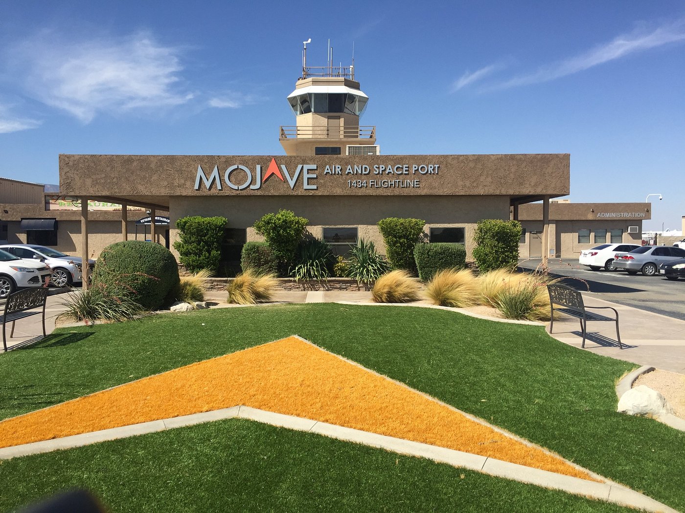 Mojave Air and Space Port administration building and control tower